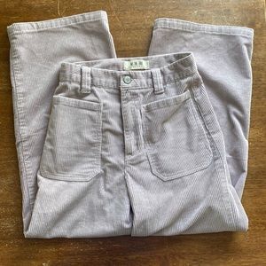 Free People Wide Leg Corduroy Pants